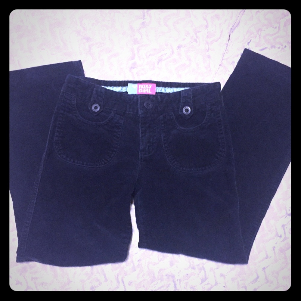 NWOT Roxy Girl Square Pocket Micro-Cord Jeans